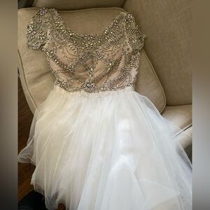 Sherri hill size 6 beaded cocktail dress